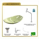 Ver imagem 3 de Kit Cuba L45 Torneira Link 1062 Metal Válvula 1 Polegada Sifão Pvc Flexível Compace