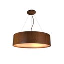 Ver imagem 1 de Pendente Cilíndrico Madeira Natural Slim 55cm Classic Lar 1108