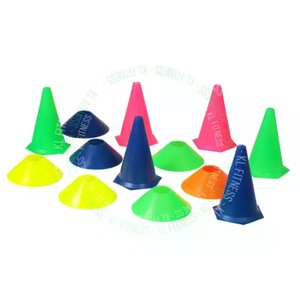 Kit Agilidade 05 Cones 24 Cm + 05 Chapéu Chinês Funcional