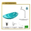 Ver imagem 6 de Kit Cuba L45 Torneira Link 1062 Metal Válvula Click 1 Polegada G Sifão Pvc Flexível Compace