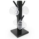 Ver imagem 1 de Kit Suporte 4 Xicaras Acrílico Cristal Café Espaço Cantinho