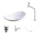 Ver imagem 2 de Kit Cuba L45 Torneira Link 1062 Metal Válvula Click 1 Polegada G Sifão Pvc Flexível Compace