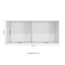 Ver imagem 2 de Aéreo 155CM Kappesberg 4 Portas Adapt N542 Branco SE