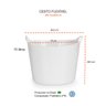 Balde Flexivel Cesto Multiuso Branco Roupa Brinquedos 15l - 2