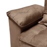 Sofá Gravataí 3 Lugares (L: 230cm) Retrátil e Reclinável C/ Molas Suede Aveludado Caramelo MS Estofa - 7
