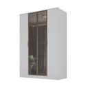Ver imagem 2 de Guarda Roupa 1,60m 4 Portas 2 Reflecta C/ Led 100% Mdf Cor:branco