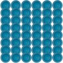 Ver imagem 1 de Kit 50 Pratos Plásticos Redondo Duro Refeições Sobremesa