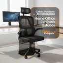 Ver imagem 3 de Cadeira de Escritório Presidente Executiva Oficial Legacy - Preto + E-book