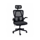 Ver imagem 5 de Cadeira Presidente Legacy Ergonômica Tela Mesh Apoio Cabeça até 120kg Preto