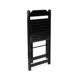 Jogo de Mesa 70x70 C/4 Cadeiras com Furo para Ombrelone Preto - Móveis Britz - 9