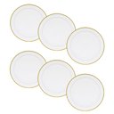 Ver imagem 5 de Kit Descartáveis para Comemorações Taça Champanhe e Prato Refeição 12 Peças Silverplastic