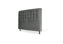 Ver imagem 1 de Cabeceira De Cama Box Ana Casal 140cm X 118cm Suede Cinza Ms Decor
