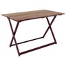 Mesa Dobrável Tramontina Verona em Madeira Teca Ecoclear 120 X 70 Cm - 1