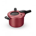 Ver imagem 1 de Panela de Pressão Antiaderente com Visor 4.5 L Mta Cereja