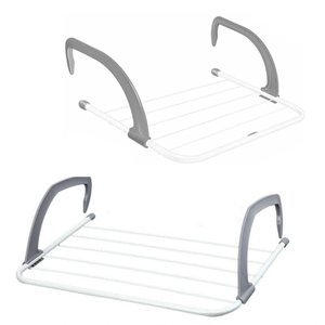 Mini Varal Portátil Secador de Roupas Lavanderia Janelas Varanda Porta Box Banheiro