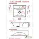 Ver mais imagens de Kit Cuba Q39 Torneira 1198 Metal Válvula 1 Polegada Sifão Pvc Flexível Compace