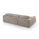 Ver mais imagens de Sofá Retrátil e Reclinável 5 Lugares 292cm com Chaise Encantus Cappuccino
