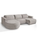 Ver imagem 2 de Sofá Retrátil e Reclinável 5 Lugares 292cm com Chaise Encantus Cappuccino