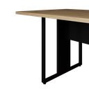Ver imagem 3 de Mesa Reunião Retang Atc30 2,00 X 0,90 Pé Quadro Macadamia/pr