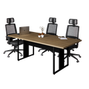 Ver imagem 2 de Mesa Reunião Retang Atc30 2,00 X 0,90 Pé Quadro Macadamia/pr