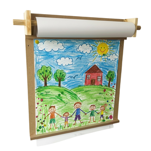 Lousa para Crianças Painel Criativo Educativo Montessori para Desenhar e Colorir - Kraft