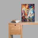 Ver imagem 2 de Quadro Decorativo Abstrato - Homem Tocando Violão - 30x45cm