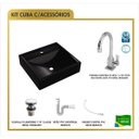 Ver imagem 3 de Cuba Q39w Ravena com Torneira Luxo e Válvula Click com Sifão e Flexível Compace
