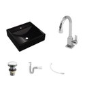 Ver imagem 2 de Cuba Q39w Ravena com Torneira Luxo e Válvula Click com Sifão e Flexível Compace