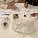 Ver imagem 2 de Bule Porcelana Lyor Branco 1l New Bone Butterfly Flower Mesa Posta Café Chá