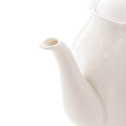 Bule Porcelana Lyor Branco 1l New Bone Butterfly Flower Mesa Posta Café Chá - 6