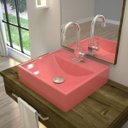 Ver imagem 1 de Kit Cuba Q39 Torneira Luxo 1195 Metal Válvula Click 1 Polegada G Sifão Pvc Flexível Compace