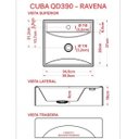 Ver mais imagens de Kit Cuba Q39 Torneira Luxo 1195 Metal Válvula Click 1 Polegada G Sifão Pvc Flexível Compace