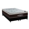 Conjunto Box King: Colchão Molas Ortobom Superpocket Sleep King + Base Crc Suede Black(186x198) - 1