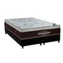 Ver imagem 1 de Conjunto Box King: Colchão Molas Ortobom Superpocket Sleep King + Base Crc Suede Black(186x198)