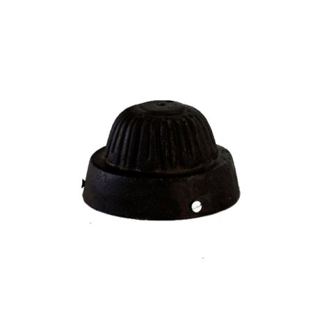 Canopla Paris de Ferro Fundido Suporte Acabamento 15cm