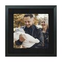 Ver imagem 3 de Kit 6 Quadros Porta Retrato Foto 15x15 Paspatur Preto 20x20