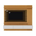 Ver imagem 6 de Painel para TV até 70 Polegadas com 3 Portas e 2 Prateleiras Multimóveis Crcol-PTV032 Madeirado/