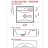 Kit Cuba Q39 Torneira 1198 Metal Válvula 1 Polegada Sifão Pvc Flexível Compace - 8