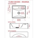 Ver mais imagens de Kit Cuba Q39 Torneira 1198 Metal Válvula 1 Polegada Sifão Pvc Flexível Compace