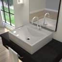 Ver imagem 1 de Kit Cuba Q39 Torneira 1198 Metal Válvula 1 Polegada Sifão Pvc Flexível Compace