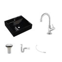 Ver imagem 2 de Kit Cuba Q39 Torneira 1198 Metal Válvula 1 Polegada Sifão Pvc Flexível Compace