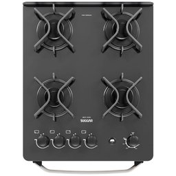 Fogão Suggar Best Glass 4 Queimadores Mesa Vidro Prata Inox Fgvbg410prix Bivolt - 5