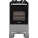 Ver imagem 2 de Fogão Suggar Best Glass 4 Queimadores Mesa Vidro Prata Inox Fgvbg410prix Bivolt