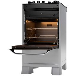 Fogão Suggar Best Glass 4 Queimadores Mesa Vidro Prata Inox Fgvbg410prix Bivolt - 3