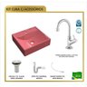 Kit Cuba Q39 Torneira 1198 Metal Válvula 1 Polegada Sifão Pvc Flexível Compace - 3