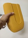 Ver imagem 6 de Vaso Turim Decorativo Cachepô Enfeite 28x21x9cm Cerâmica Amarelo