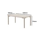 Ver imagem 3 de Conjunto Sala de Jantar Mesa Iza New Tampo MDF/Vidro 6 Cadeiras Natani New Bege/Champagne/Off White