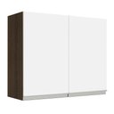 Ver imagem 1 de Armário de Cozinha Aéreo 80 cm 2 Portas Rustic/Branco Glamy Madesa