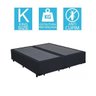 Base Cama Box Bipartido King Size Corino Preto 40x193x203 - 2