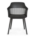 Ver imagem 5 de Conjunto Mesa de Jantar Redonda Imperial 70cm Branca com 4 Cadeiras Estofadas Marcela - Preto